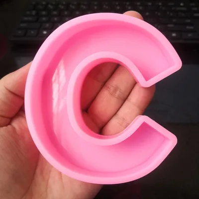 26 English Letters Silicone Resin Craft Chocolate Cake Mold