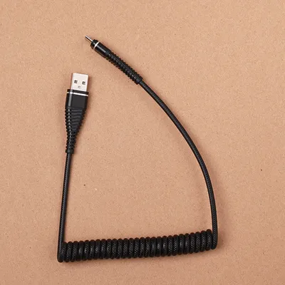 Mobile Phone Charging Spring Wire For Apple Android TYPE-C