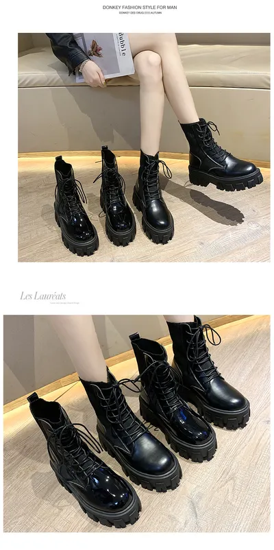 Autumn and winter breathable high-top Martin boots