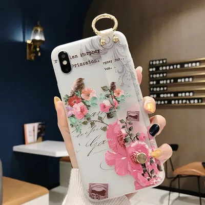 Silicone Wristband Refreshing Stand Phone Case