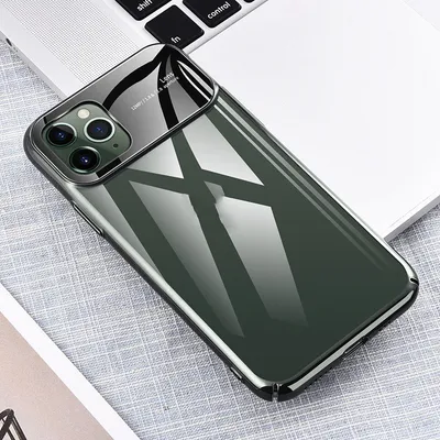 Mobile Phone Case Creative Electroplating Pc Glass Mobile Phone Case Suitable For 11 Pro Case