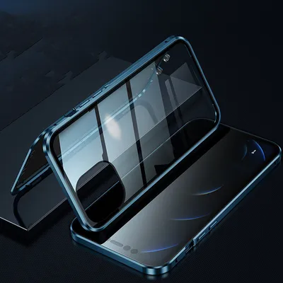Double Sided Magnetic Glass Phone Case