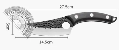 Kitchen Knife Meat Cleaver Slaughtering Butcher Knife Chopping Boning Knife Raw Fish Filleting Cooking Tool