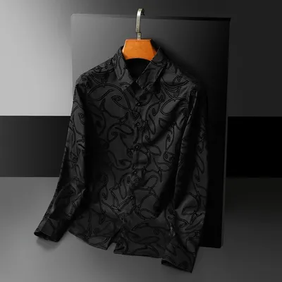 Men's Trendy Plus Size Slim Shirt Fashion