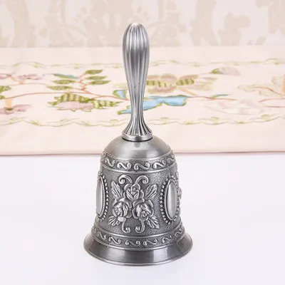 Christmas bell, hand-held metal alarm bell, service telephone, office bell, tea and dinner bell, game bell, hand bell