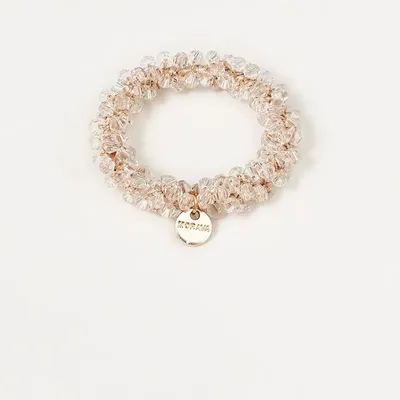 Ladies crystal imitation pearl hair rope