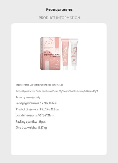 Gentle Moisturizing Hair Removal Set Men's And Women's Lip Hair Removal Hand Hair Gentle Care