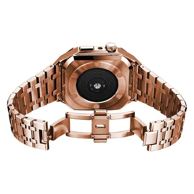 One Piece Strap Case Stainless Steel Protective Cover