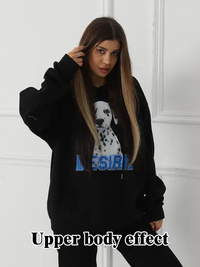 Women's Fashionable Casual Printed Long Sleeved Sweatshirt