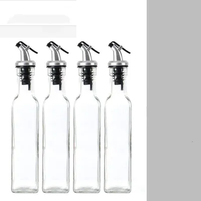 Large Oil Bottle Leak-proof Glass Oil For Household Kitchen