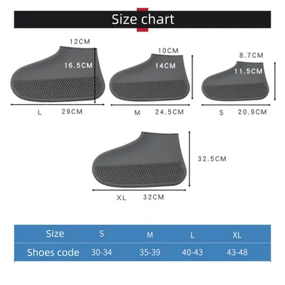 Men and women hiking slip wearable easy to carry silicone rain boots