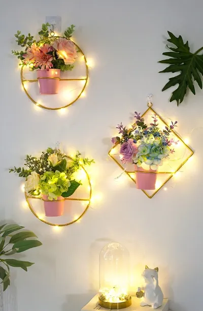 Nordic ins light luxury soft decoration with wall decoration bedroom creative furnishing set wall hanging wall decoration