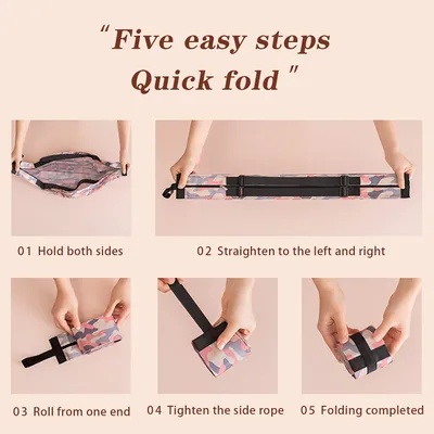 Large Capacity Shopping Bags Portable Foldable Reusable Grocery Bags Daily Commuting Picnic Camping Storage Bag