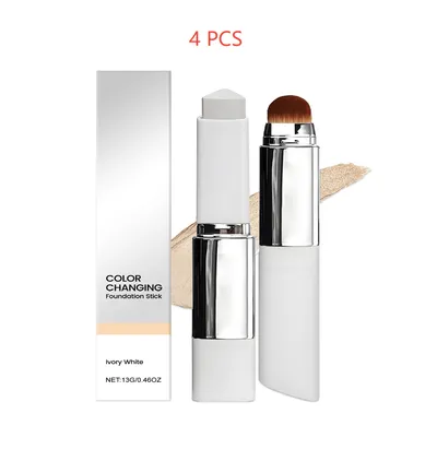 2-in-1 Color-Changing Foundation Stick Clear And Non-stuck Powder Daily External Foundation