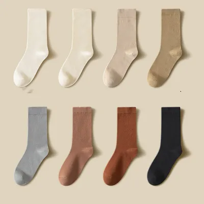 White Stocking Pile Women's Autumn And Winter