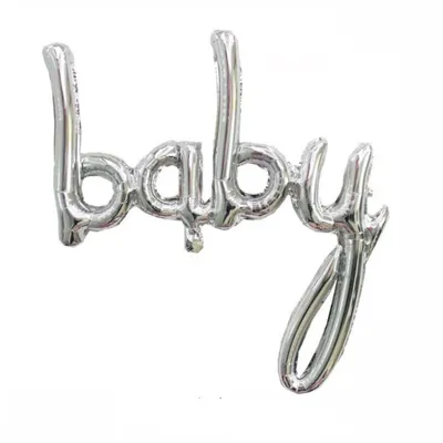 Decorated with letter aluminum foil balloon