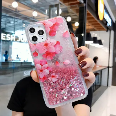 Painted Quicksand Liquid Mobile Phone Case