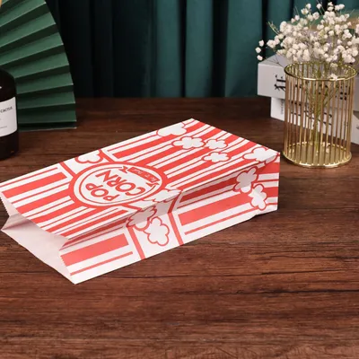 50pcs Popcorn Paper Bags Birthday Movie Night Party Supplies Treat Bags