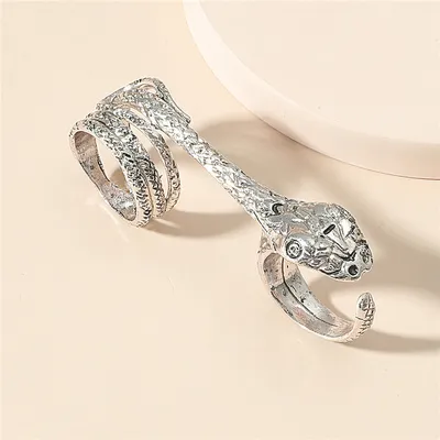 Personality Creative Snake Ring European And American Retro Jewelry