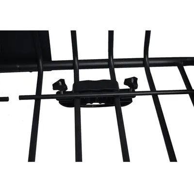 Roof Luggage Rack Basket, 64 Inch Black Steel