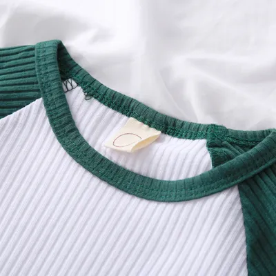 Baby Six-color Long-sleeved Top And Pants Suit