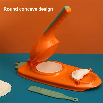 New 2 In 1 Kitchen Dumpling Making Tool Baking Pastry Manual Artifact For Pressing Dumpling Skin Wrapper Mould Dough Press Maker