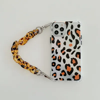 Fashion Print Chain Phone Case Cover