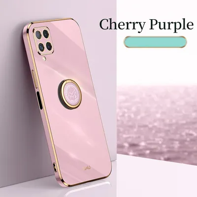Electroplating Ring Bracket Shockproof Phone Case