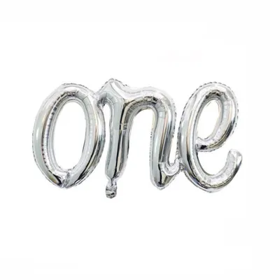 Decorated with letter aluminum foil balloon