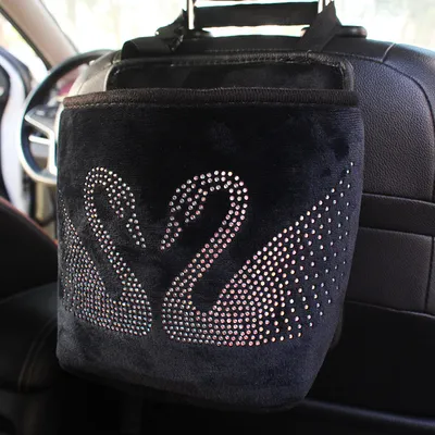 Storage bags between seats