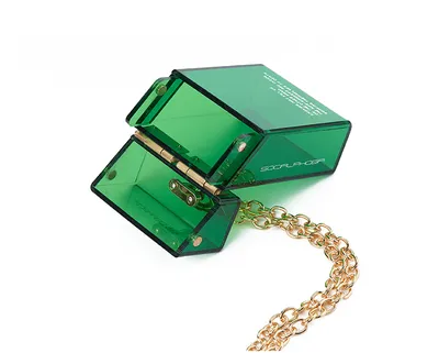 Acrylic Transparent Cigarette Case Diagonal Package