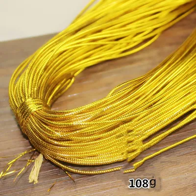 Baking Jewelry Tag Craft Line Eight-strand Gold And Silver