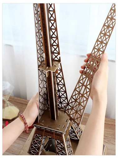 Three-dimensional Puzzle Paris Eiffel Tower