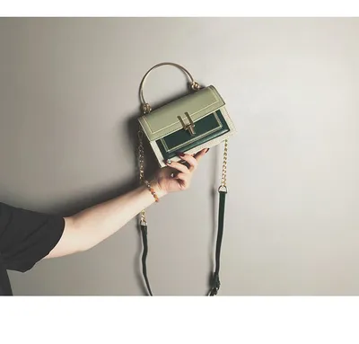 Korean Style Texture Messenger Small Bag Single Shoulder All-Match Western Style Chain