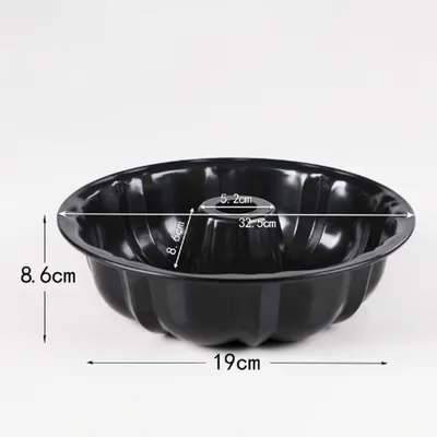 Non-stick Cake Pan Heavy Duty Carbon Steel Fluted Tube Round Cake Baking Pan Pound Cake Pan Buntz Cake Pan Tube Bakeware Cake Mold Baking Mold For Jello