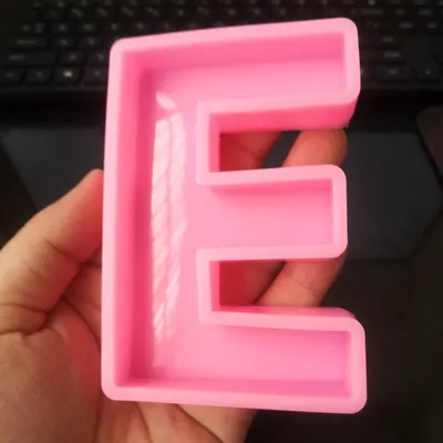 26 English Letters Silicone Resin Craft Chocolate Cake Mold