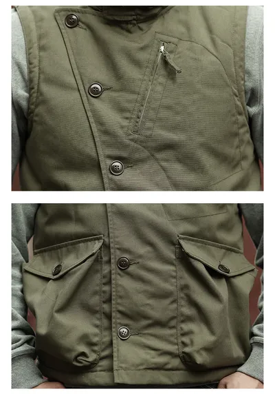 Retro Motorcycle Tough Guy Waterproof Pilot Knight Vest