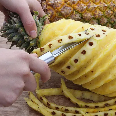 Stainless Steel Easy to use Pineapple Peeler Accessories Pineapple Slicers Fruit Cutter Corer Slicer Kitchen Tools