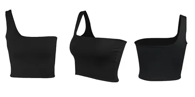 Summer Sexy One-shoulder Vest Crop Top Sleeveless T-Shirt Tank Tops Women Clothing