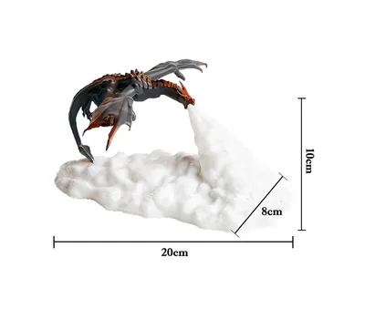 3D Printing Fire-Breathing Dragon Lamp Home Creative Night Light
