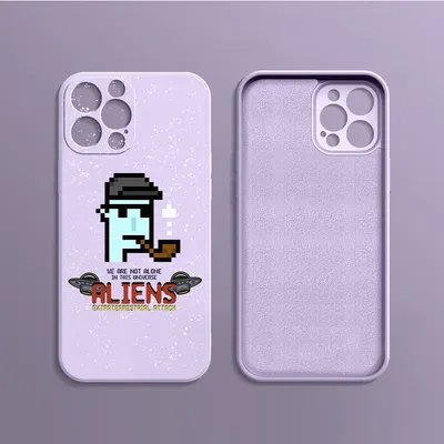 Silicone Waterproof Phone Case Pipe Alien