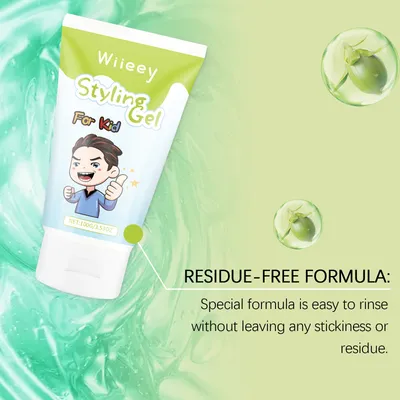 Wiieey Children's Hair Gel Jelly Paste Hair Freeze Gel Children's Hair Styling Gel For Tidying Up Stray Hair And Creating Hairstyles