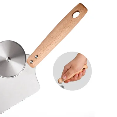 Cake Cutting Two-in-one Pizza Round Knife