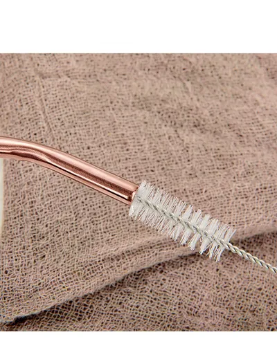 Stirring Spoon With Stainless Steel Filter Straw
