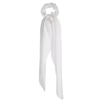 Small floral ponytail long streamer hair band
