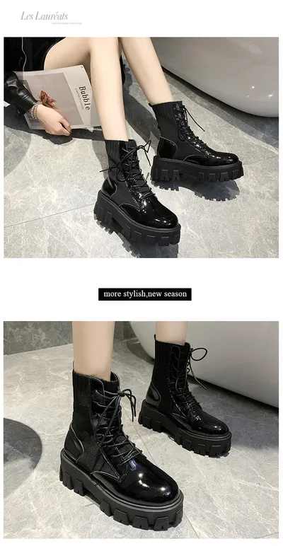 Autumn and winter breathable high-top Martin boots