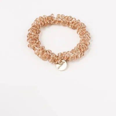 Ladies crystal imitation pearl hair rope
