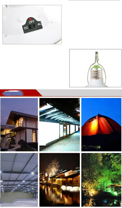Solar-powered camping LED lights