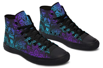 Customized Colorful Fashion High-top Canvas Shoes