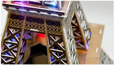 Three-dimensional Puzzle Paris Eiffel Tower